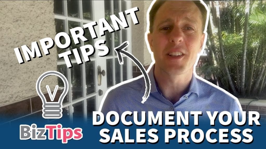 how to document your sales proce